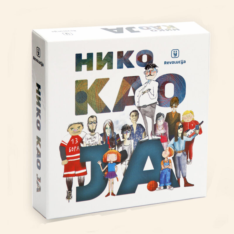 Društvena igra Niko kao ja – kutija igre